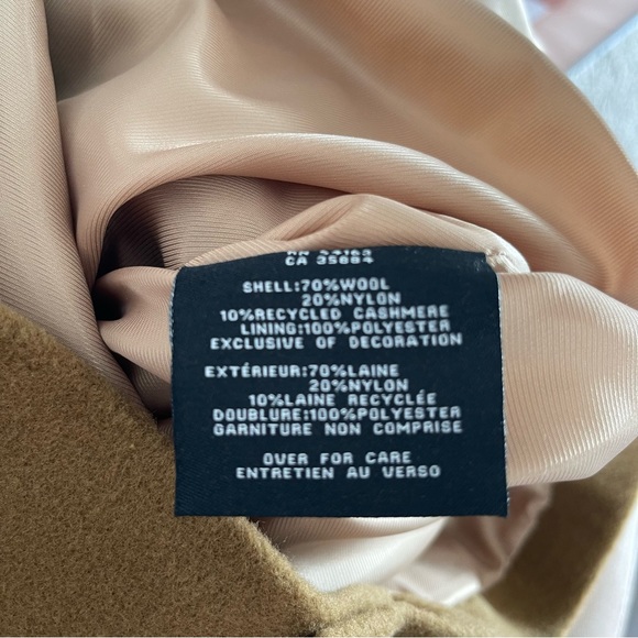 Cole Haan Wool Blend Italian Topcoat Size M - Picture 10 of 11